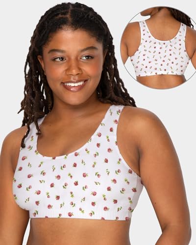 Image of Fruit of the Loom Women's Cotton Tank Bra for Women - Ultimate Comfort & Breathable Fit