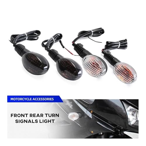Intermitentes moto Yamaha MT-03 XT 660 con tulipa ahumada resistente 2