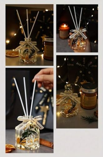 Candles Gift Set. Scented Candle and Aroma Reed Diffuser Set. Aromatherapy. Candle Set for Easter, Housewarming, Birthday, Women and Men. Present for Mom, Dad. Aroma Set. Lavender Candle (Lavender) - Image 4