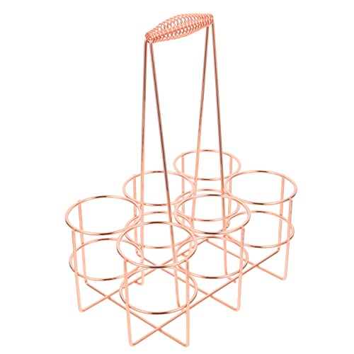 Levemolo Restaurant Beer Bottle Handheld Basket Beer Rack Carrier Break Resistance