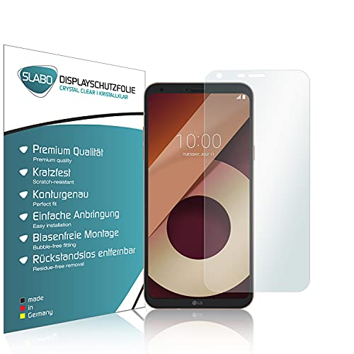 Slabo 2 x Bildschirmfolie für LG Q6 Bildschirmschutzfolie Zubehör Crystal Clear KLAR