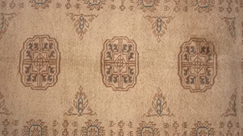 Tapis de sol Pakistan Buchara beige 3 couches durable - 7