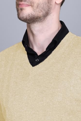 Image of V Neck Wool Sweater Pullover for Men Winter Fullsleeve | Warm Fabric