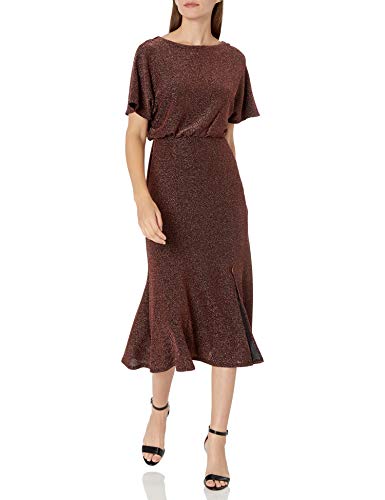 Amazon.com: Donna Morgan Women's Stretch Metallic Sequin Knit Mini Dress  Dress, Gold, 8 : Clothing, Shoes & Jewelry