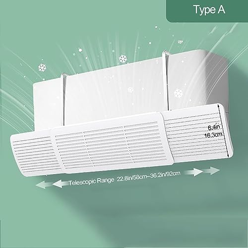 Grille d'aération et déflecteur de climatiseur maison réglable - Direction du vent taille D - 3