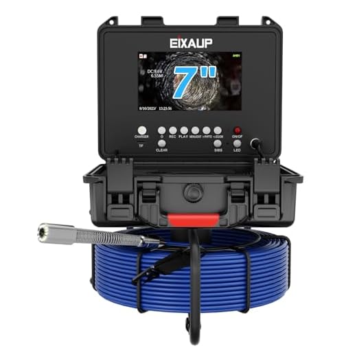 EIXAUP Self-Leveling Sewer Inspection Camera