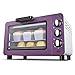 FWEOOFN Four électrique de Table Four Domestique de 15 L, Petit Chauffage à Quatre Tubes de Cuisson à Trois Couches de 1200 W - Pizza de 9", gâteau de 8" - Comprend des ustensiles de Cuisson et Un