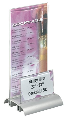 Preisvergleich Produktbild Durable 859119 Tischaufsteller Presenter plus, 1 Stück farblos