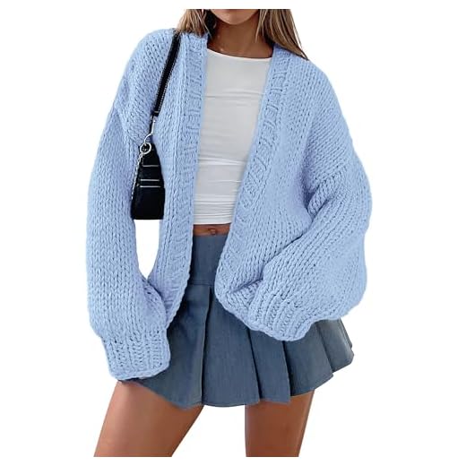 Trendy Chunky Knit Cardigans for Women