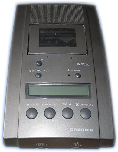 GRUNDIG DT 3220 Diktier und- Wiedergabegerät mit Handmikrofon und Stenokassette