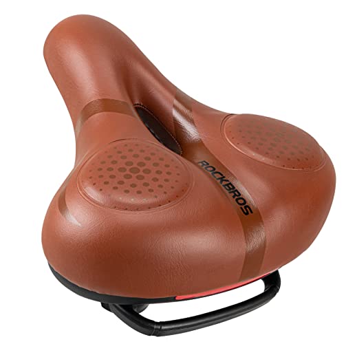 ROCKBROS Fahrradsattel Ergonomisch Bequem Breit Fahrradsitz Memory Foam MTB...