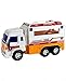 Big-Daddy Meduim Duty Friction Powered 911 Ambulance Toy Truck with Open and Close Back Doors for More Fun Play Time
