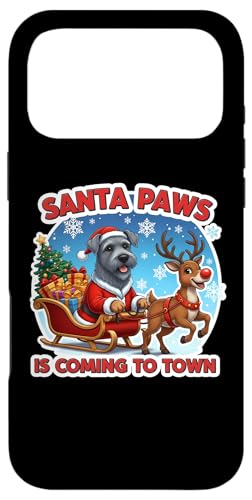 Santa Paws Is Coming Town Christmas P[u[eA X}zP[X iPhone 17 Pro Max p