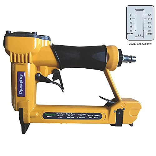 LeTkingok 7116 Air Nailer Pneumatic Nail Gun Furniture Brad Nailer Wood Frame Stapler Pneumatic Tool Power Tools with 6000Pcs Nails