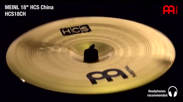 Amazon.co.jp: MEINL マイネル HCS シリーズ チャイナシンバル 18