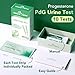 Easy@Home PdG Test Strips: 10 Pack - Track Ovulation Insights with Progesterone Urine Tests – at Home Fertility Test for Women with Premom Ovulation App - PdG (Pregnanediol Glucuronide) Tests