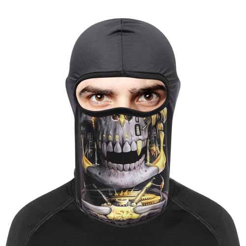 Image of Balaclava Mask 3D Print Full Face Mask Cooling Neck Gaiter Sun Protection Face Cover Mask Windproof Ski Mask