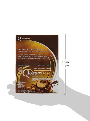 Quest Nutrition Protein Bar, Chocolate Peanut Butter, 2.12 Ounce, 12 Count #TOP6