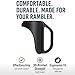 Obscure3D 3D Printed Handle for Charcoal Grey YETI Rambler Water Bottles 26oz (Handle Only) (26oz-C, Black)