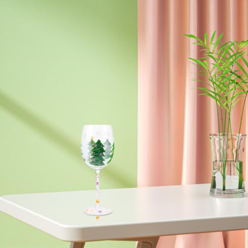 Copa de vino de vidrio blanco de 450ml con bordes suaves para fiestas 7