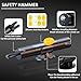 smosun Safehammer - 2026 Upgraded Safe Hammer Glass Breaker Under Water, Car Hammer Seatbelt Cutter Window Breaker Emergency Escape Tool, Safehammer Glass Breaker for New Cars (3PCS)