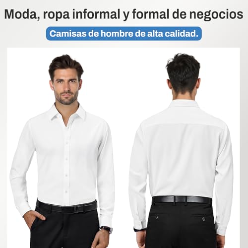 Camisa blanca de manga larga 16 Imagen adicional