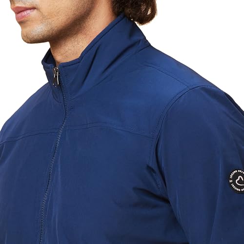Image of Being Human Turquoise Regular Fit Men's Jacket Clothing