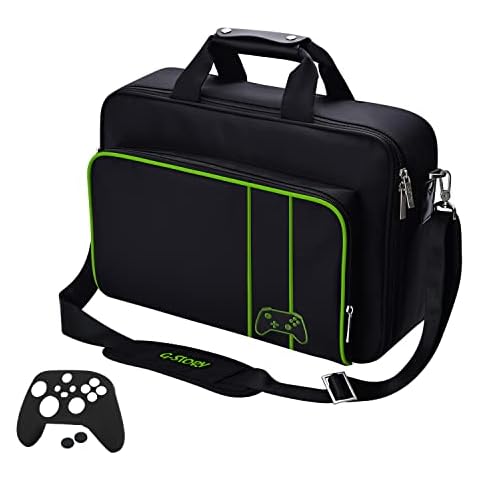 Carrying Case for G-STORY 15.6” Xbox Series S Monitor, Travel Bag for 15.6” Xbox Series S Screen with Xbox Controller Skin*1 Cover