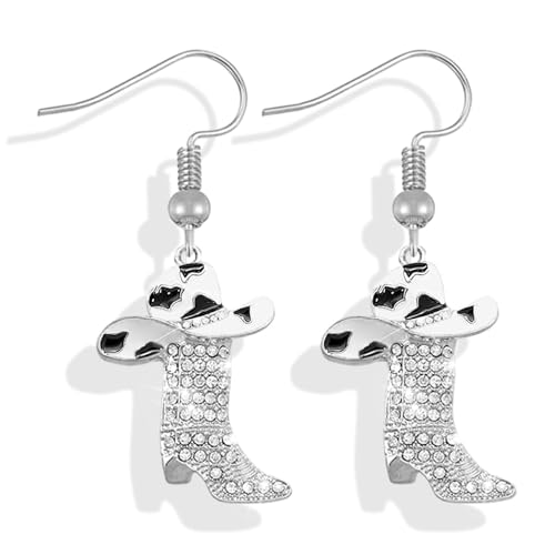 Western Earrings Outfit for Women Oval Silver Earrings Dangle Turquoise Western Jewelry Country Concert Outfits for Women Dress Cowboy Chic Rodeo Outfit Shirts Dress Accessories