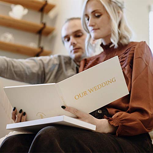 The Motion Books (Best Day Ever) | Video Book That Plays Your Wedding Video | Card With Video Display, Wedding Video Book, Wedding Video Album | 4Gb Memory, Ips Display, Linen Bound And Rechargeable Battery #TOP3