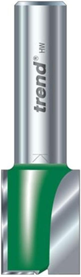 Trend CraftPro Straight Two Flute Router Cutter Bit, 1/4 Inch Shank ...