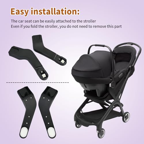Butterfly Car Seats Adapter,Butterfly Adapter Infant Stroller Accessory Compatible with Nuna Pipa Lite Rx and Cybex Aton M and Maxi COSI Pebble 360
