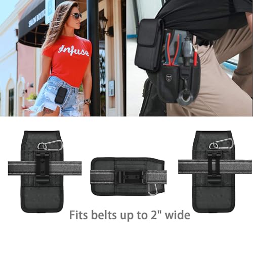 Image of Eyeglass Case, Soft Sunglasses Case | Portable, Outdoor Carrying Organizer, With Carabiner