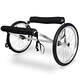 Wike Heavy Duty Aluminum Boat Cart for Canoes, Kayaks and Small Watercrafts - accommodates boats up to 48in. Long/100lbs towing weight/150lbs portage weight, includes padded supports, frame and wheels