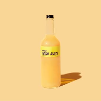 Cheeky Cocktails 100% Lemon Juice, Bar Quality, Not from Concentrate, No Artificial Flavors or Preservatives, 750 ml