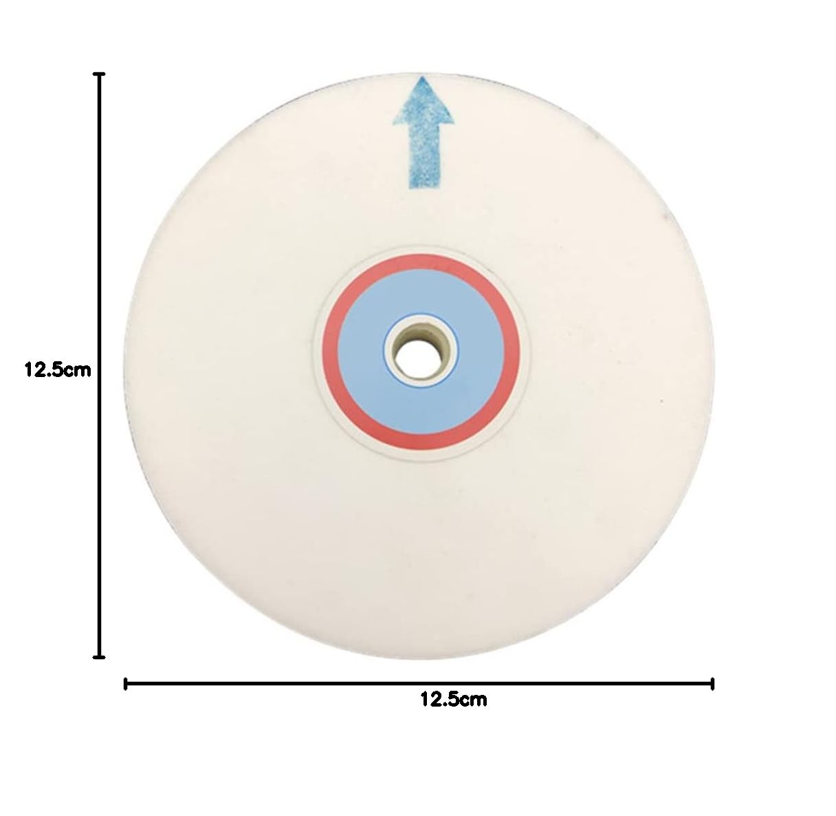 Mola da Banco Corindone Bianco,Diametro Esterno 125mm Diametro del Foro 12.7mm Spessore 16mm,120 Grit