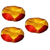 BESTonZON 3pcs Tibetan Singing Bowl Pad Cotton Meditation Bowl Cushion Decorative Buddha Sound Mat