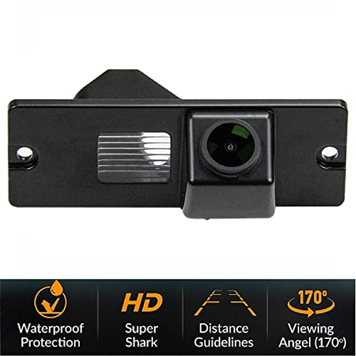 HD 1280 x 720p Colour Camera Waterproof Reversing Camera License Plate Lighting Camera Car with Parking Aid Night Vision for Mitsubish Pajero/Zinger/V3/V93/V5/L200 Mitsubishi V97 - Image 3