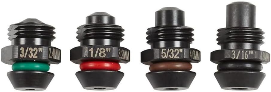 48-54-0100 Rivet Tool Retention Nose compatible with Milwaukee 2550 Rivet Tool - Mandrel Sizes 3/32, 1/8, 5/32, 3/16 inch