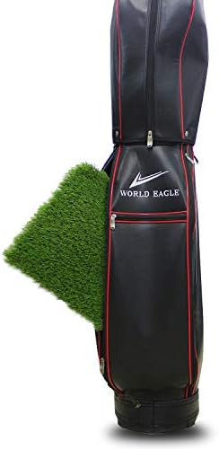 CRESTGOLF Golf Hitting Mats Indoor/Outdoor SBR Golf Mats with Rubber Tee Holder for Driving