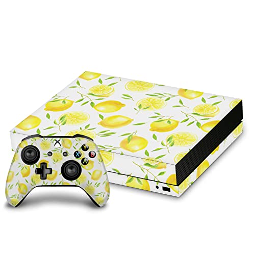 Autocollant Xbox One X vinyle citrons pour personnaliser votre espace gaming
