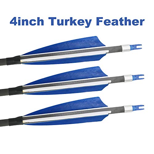 image for Jocoo 12Pack 30-inch Carbon Arrow with 4