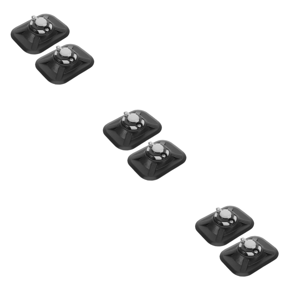 Toyvian 3 Set Per Canna Base Regolabile Per Kayak E Accessorio Professionale Per Facile Installazione E Utilizzo Materiale Resistente E 2 * 3
