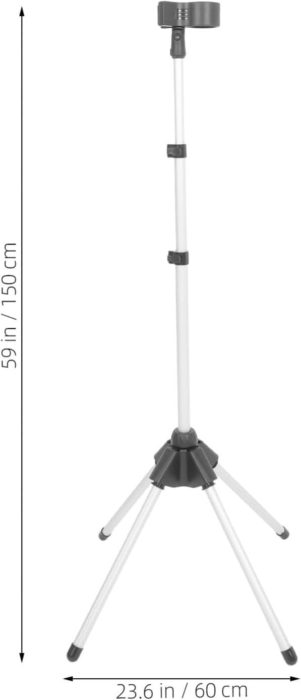 Adjustable Height Hair Dryer Stand Stable Base for Home Salon and Mobile Pet Grooming Versatile Styling Tool Holder Aluminum Alloy and Plastic