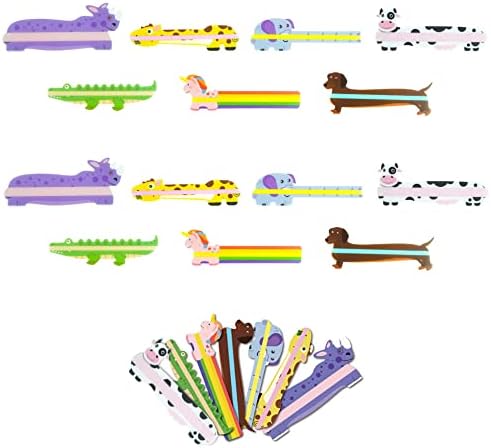 21 Pcs Reading Guided Strips Highlight Bookmarks Reading Tracking Rulers for Children, Teacher, Dyslexia People, Reading Beginner