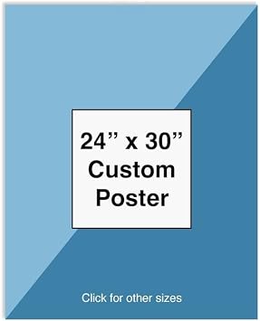 Hitech Albums - Upload Your Image/Photo - Custom Personalized Photo to Poster Printing, Wall Art Prints - Made in the USA! 24x30