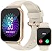 RUIMEN Montre Connectée Homme Femme Plusieurs Modes Sportifs avec Appel Bluetooth Notifications Intelligentes Moniteur de Fréquence Cardiaque Oxymètre Cadran de Montre Personnalisé Etanche IP68