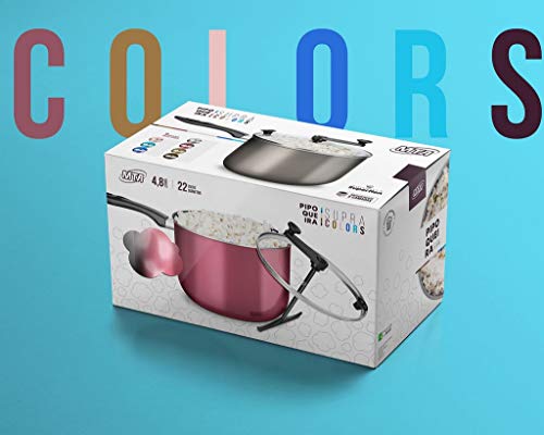 Pipoqueira Supra Colors Antiaderente 4,8 Litros - Azul MTA