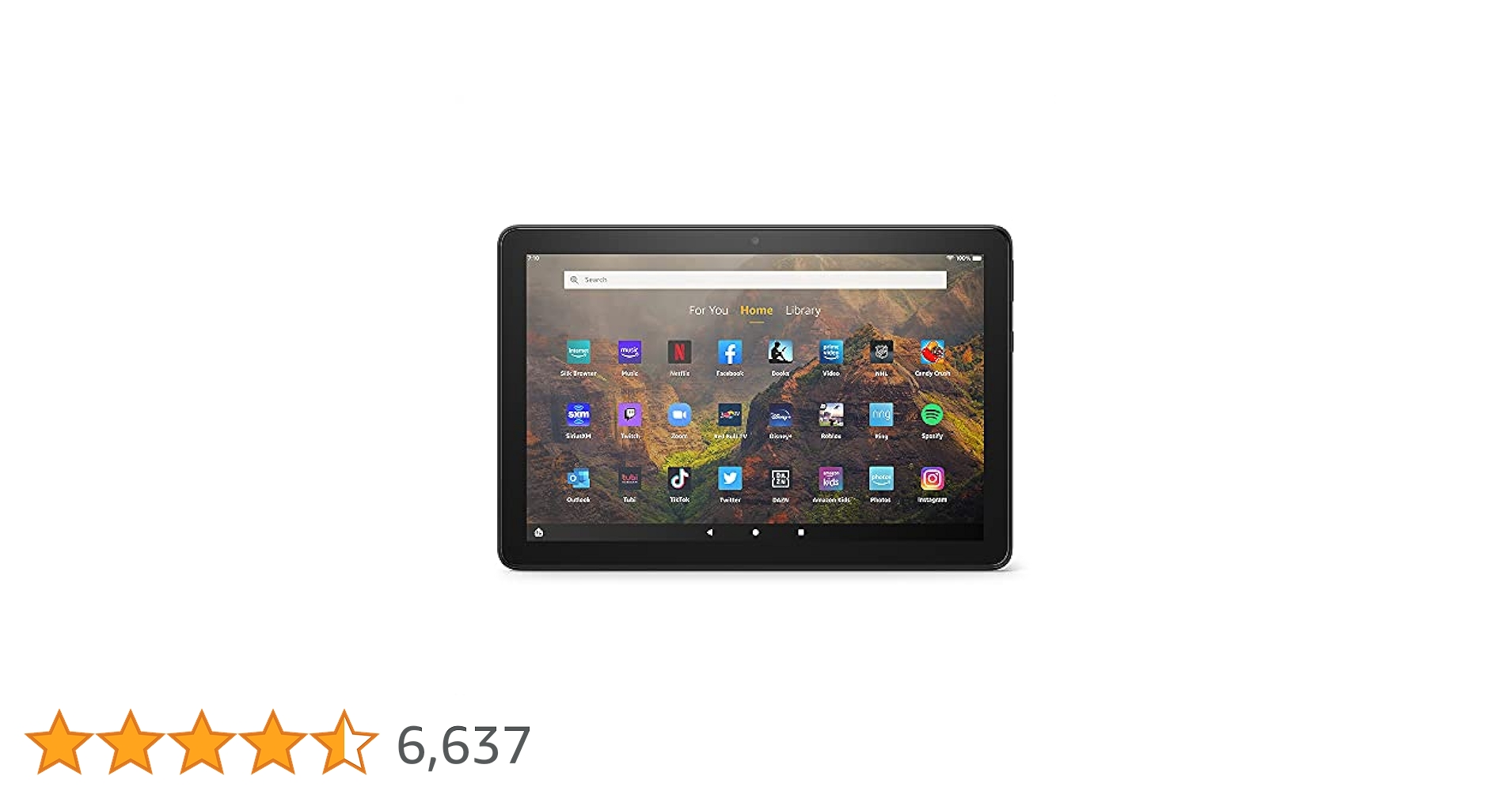 Amazon fireHD10 タブレット N4334 Vibrant display, powerful performance, Amazon Fire HD 10 Tablet.