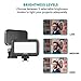 Movo LED-30 Mini LED Light Panel with Adjustable Brightness and Rechargeable Battery - Portable Light Perfect for Photography, Videos, and More